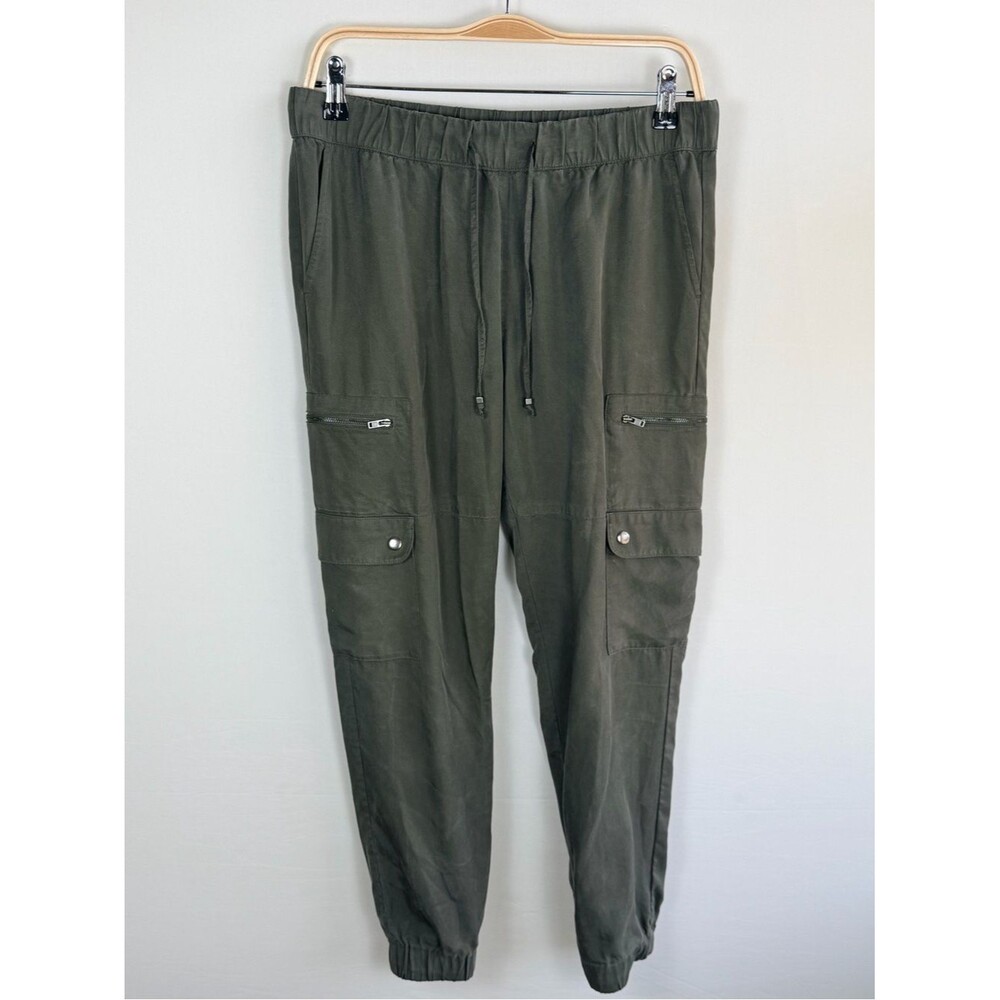 Banana Republic Olive Green Lyocell Cargo Jogger Pants Small